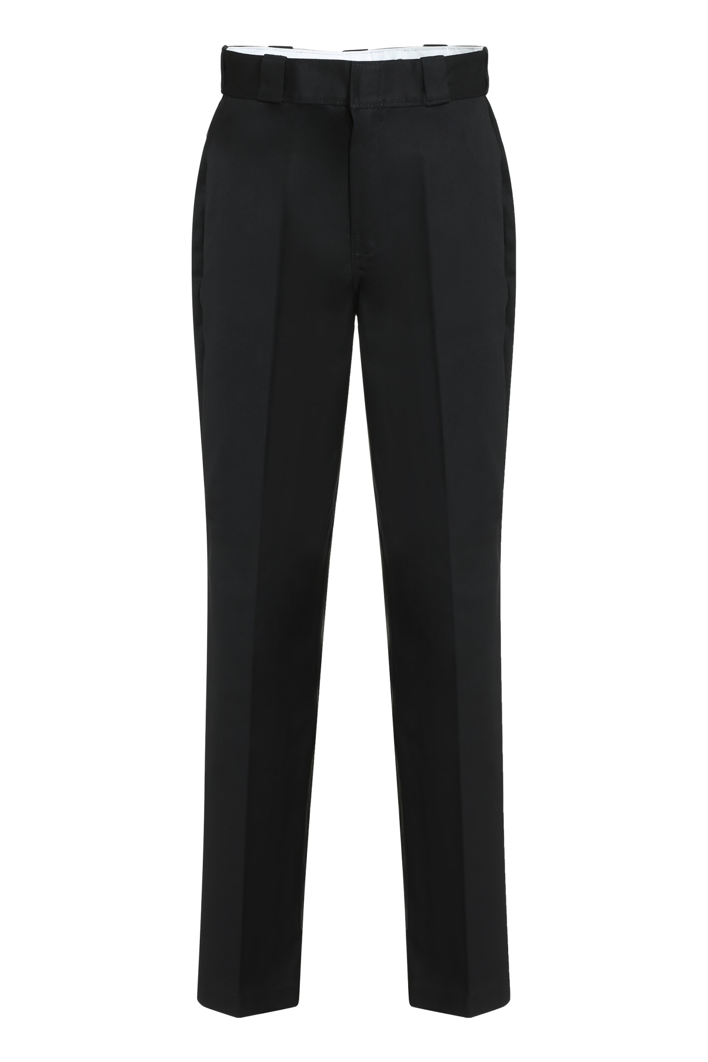 Shop Dickies 874 Cotton Blend Trousers In Black