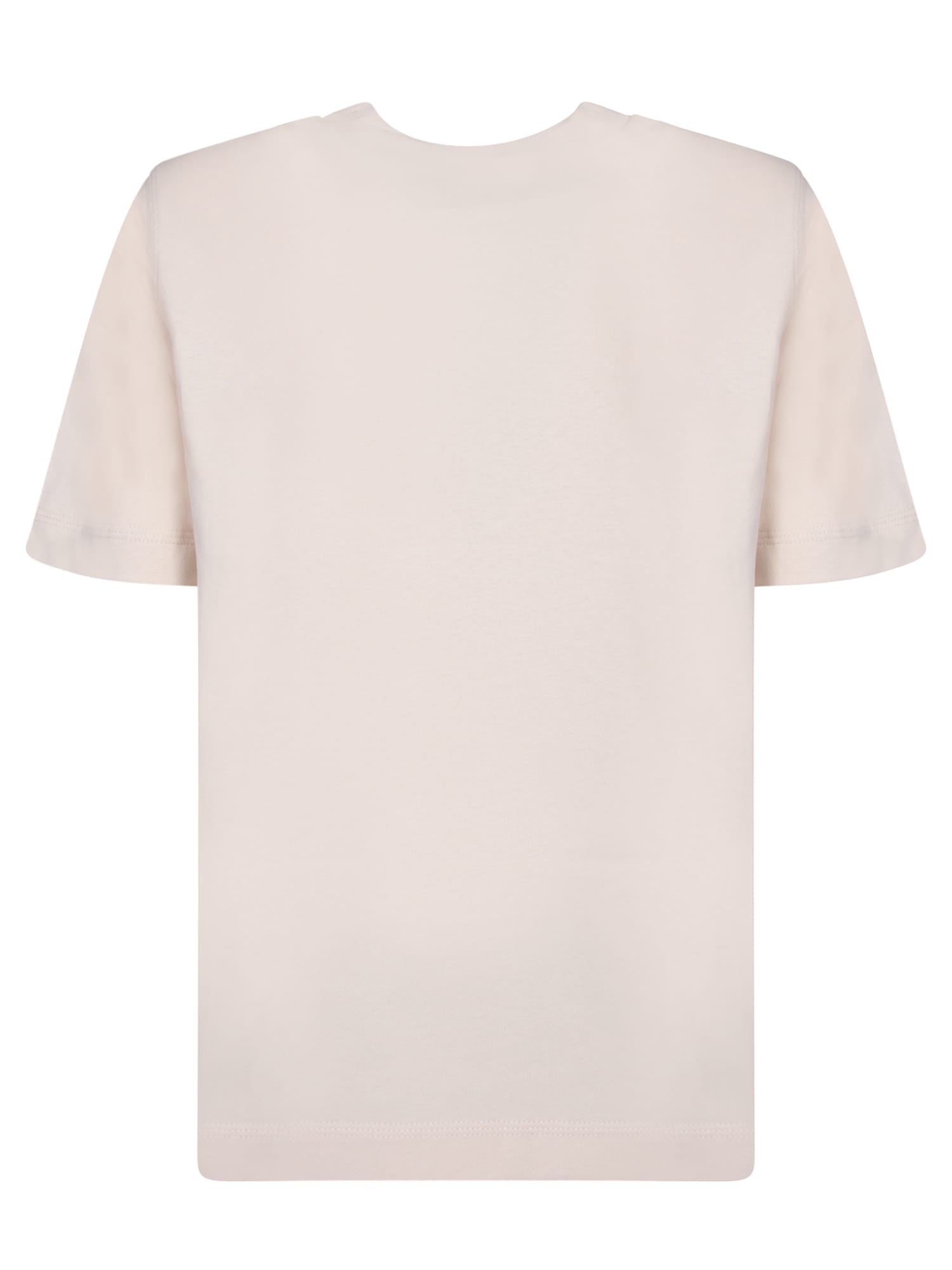 Shop Burberry Beige And Purple Knight Jersey T-shirt