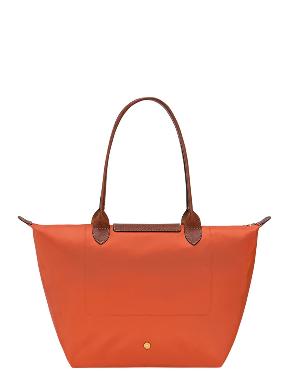 Longchamp Le Pilage Original Red Medium Tote Bag With Two Top Handles And Embossed Logo On The Front In Canvas In Red