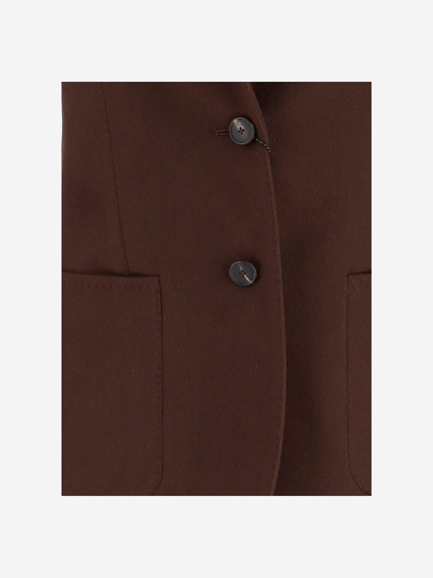 Shop Tagliatore Cashmere Jacket In Brown