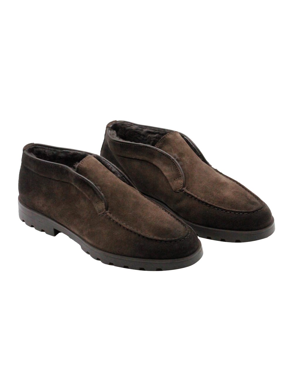 Santoni Laced Shoes In Multi