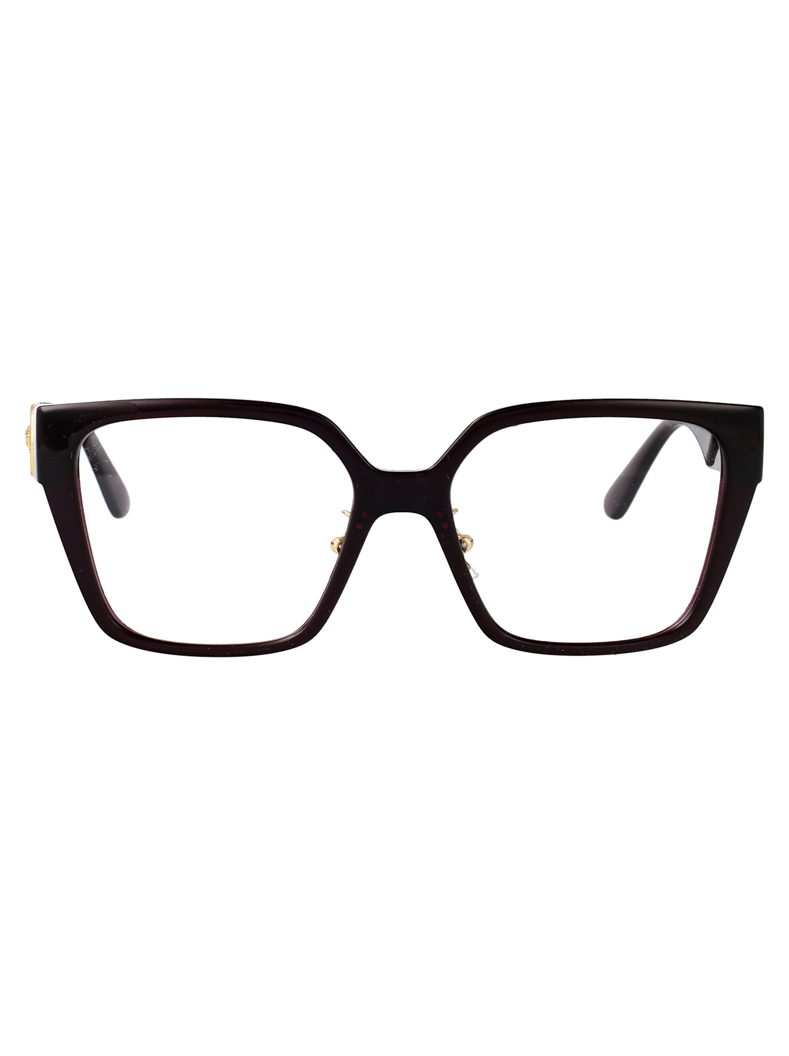 Versace Wayfarer-frame Glasses In Black