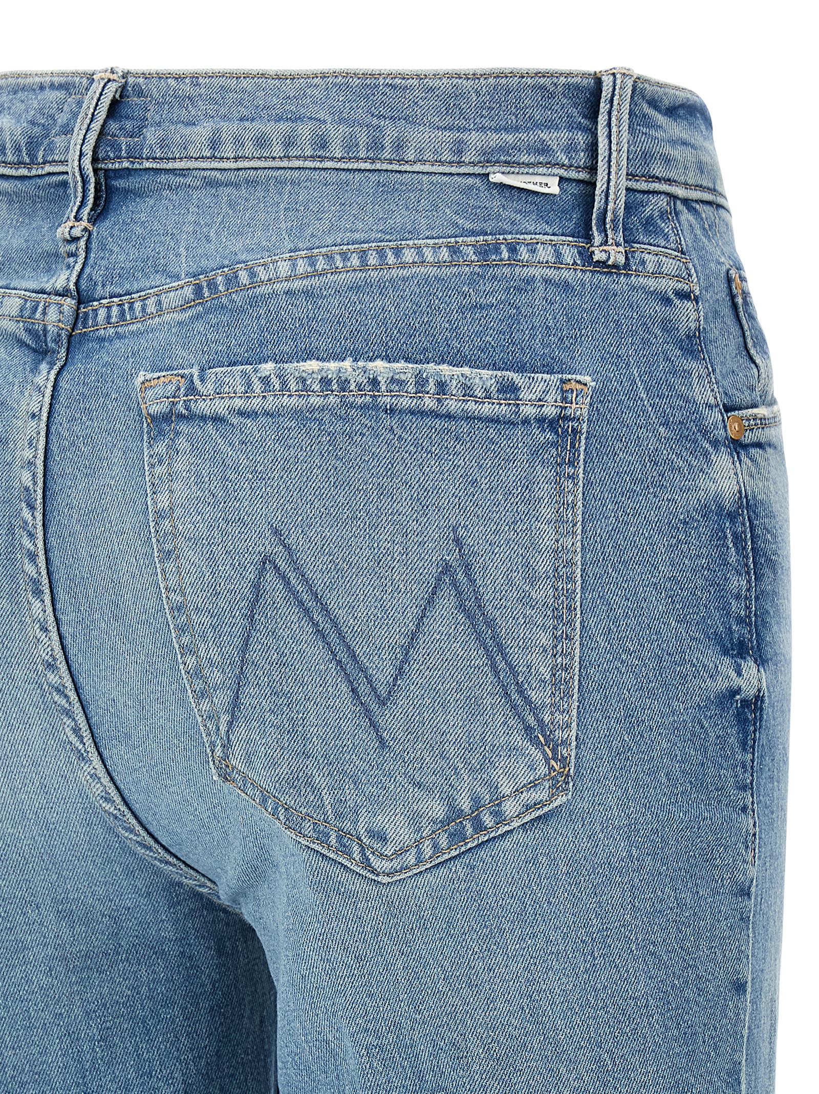 Mother Light Blue The Doozy Jeans In Light Blue