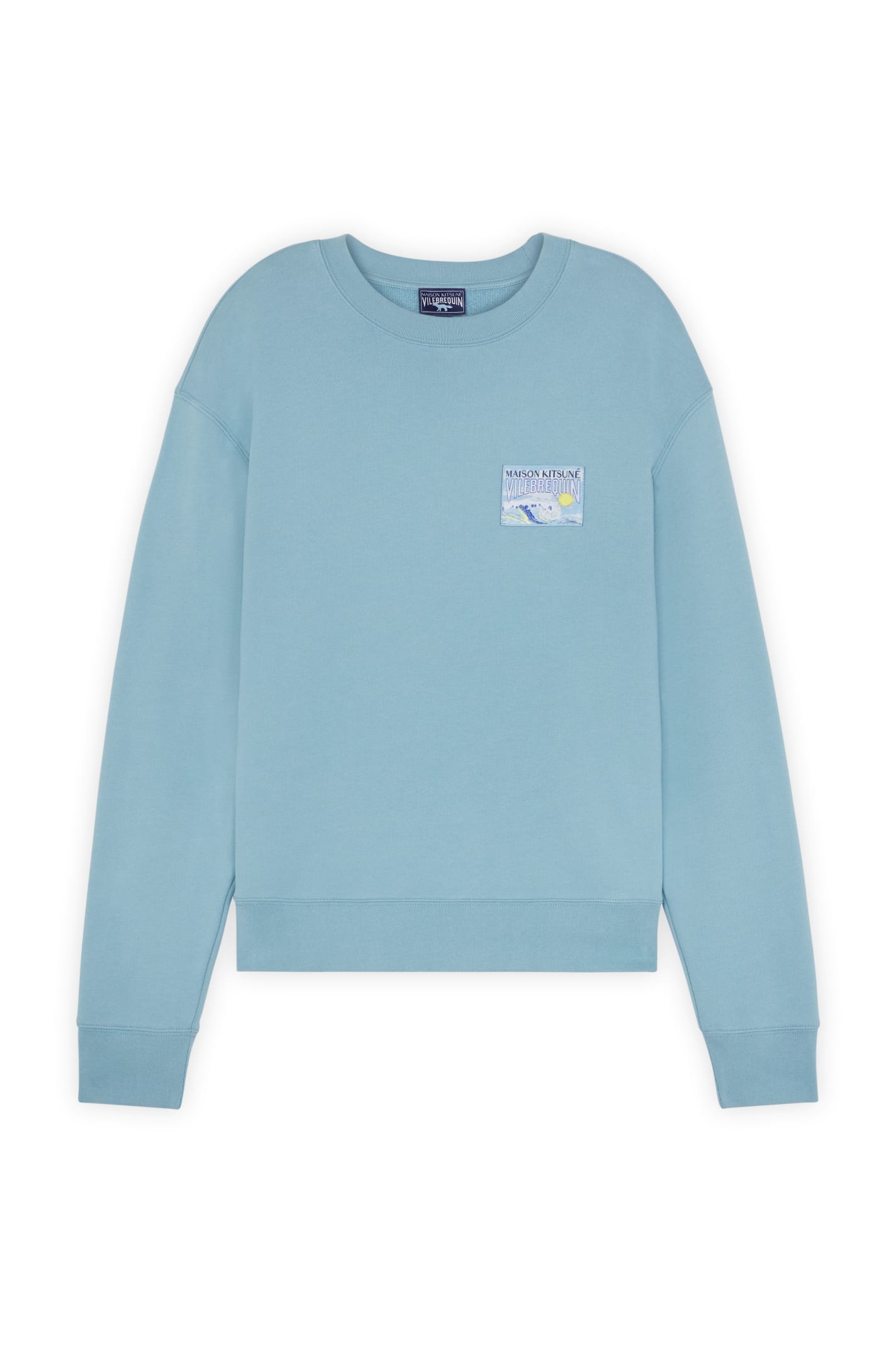 Shop Maison Kitsuné X Vilebrequin Comfort Sweatshirt In Breeze