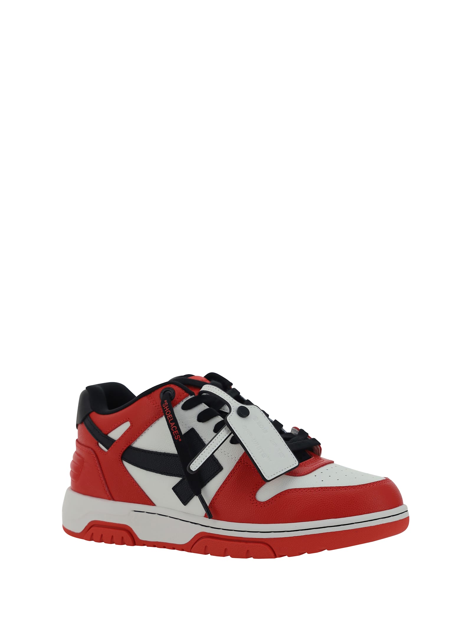 Shop Off-white Out Of Office Sneakers In Red Black