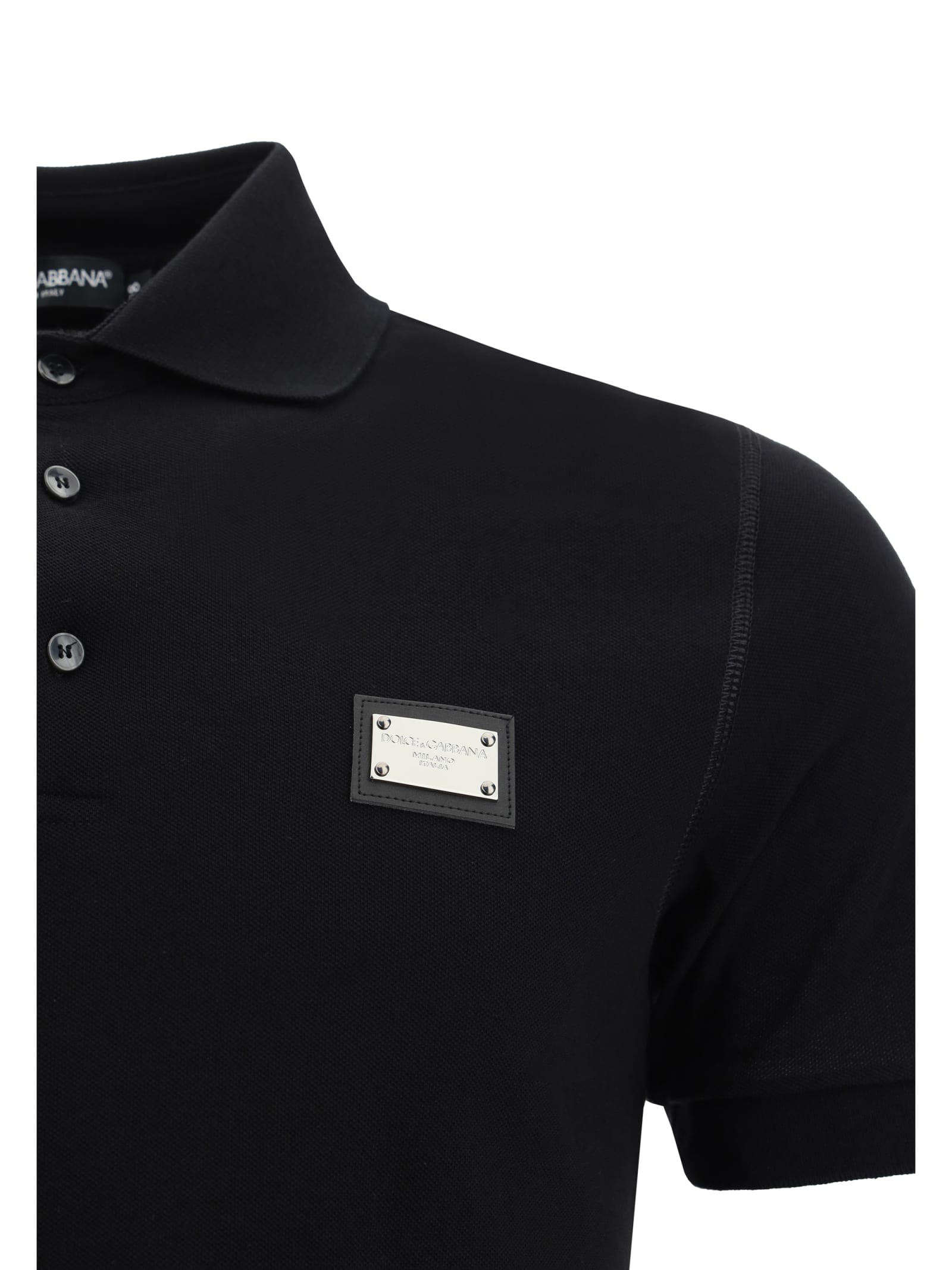 Shop Dolce & Gabbana Polo Shirt In Nero