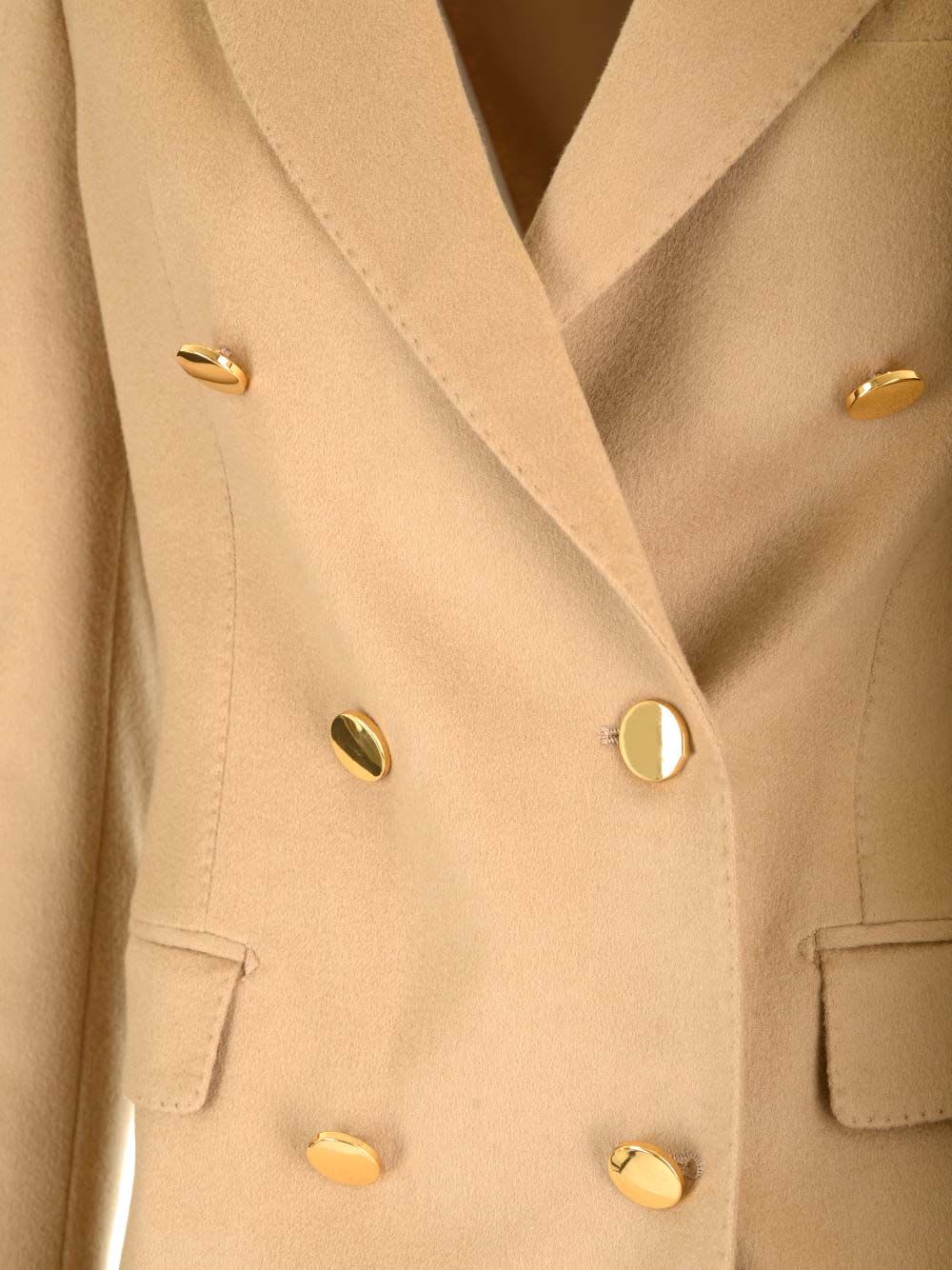 Shop Tagliatore Parigi Double-breasted Jacket In Beige