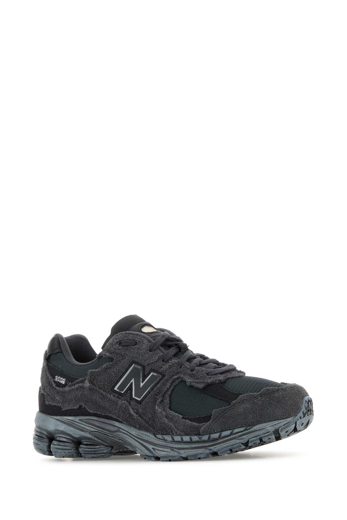 New Balance Dark Grey Suede And Mesh 2002r Sneakers In Gray