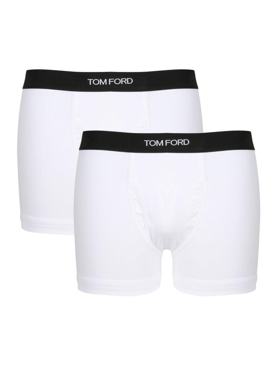 TOM FORD LOGO WAISTBAND PACK OF TWO BRIEFS