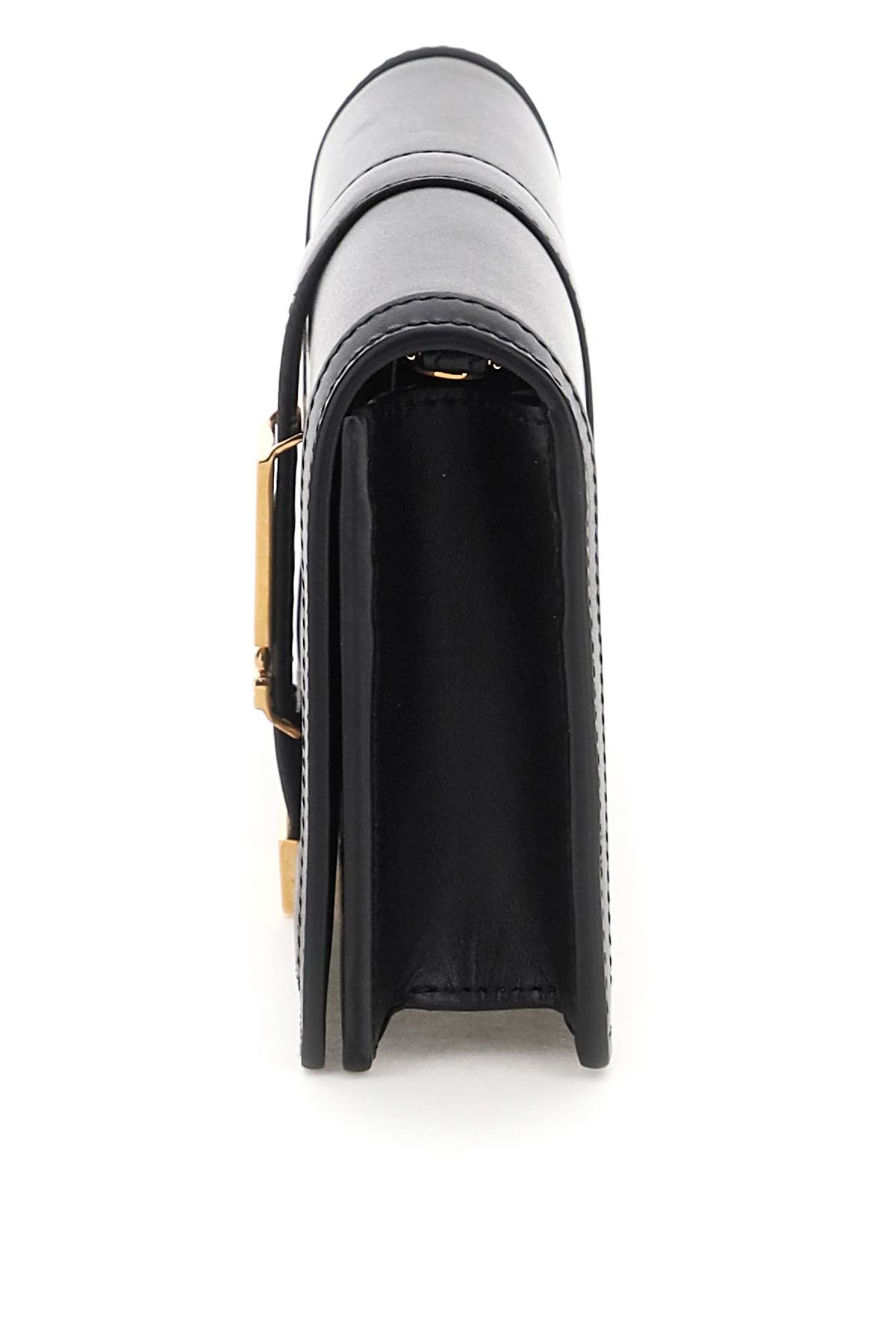 Versace Greca Goddess Crossbody Bag In Black