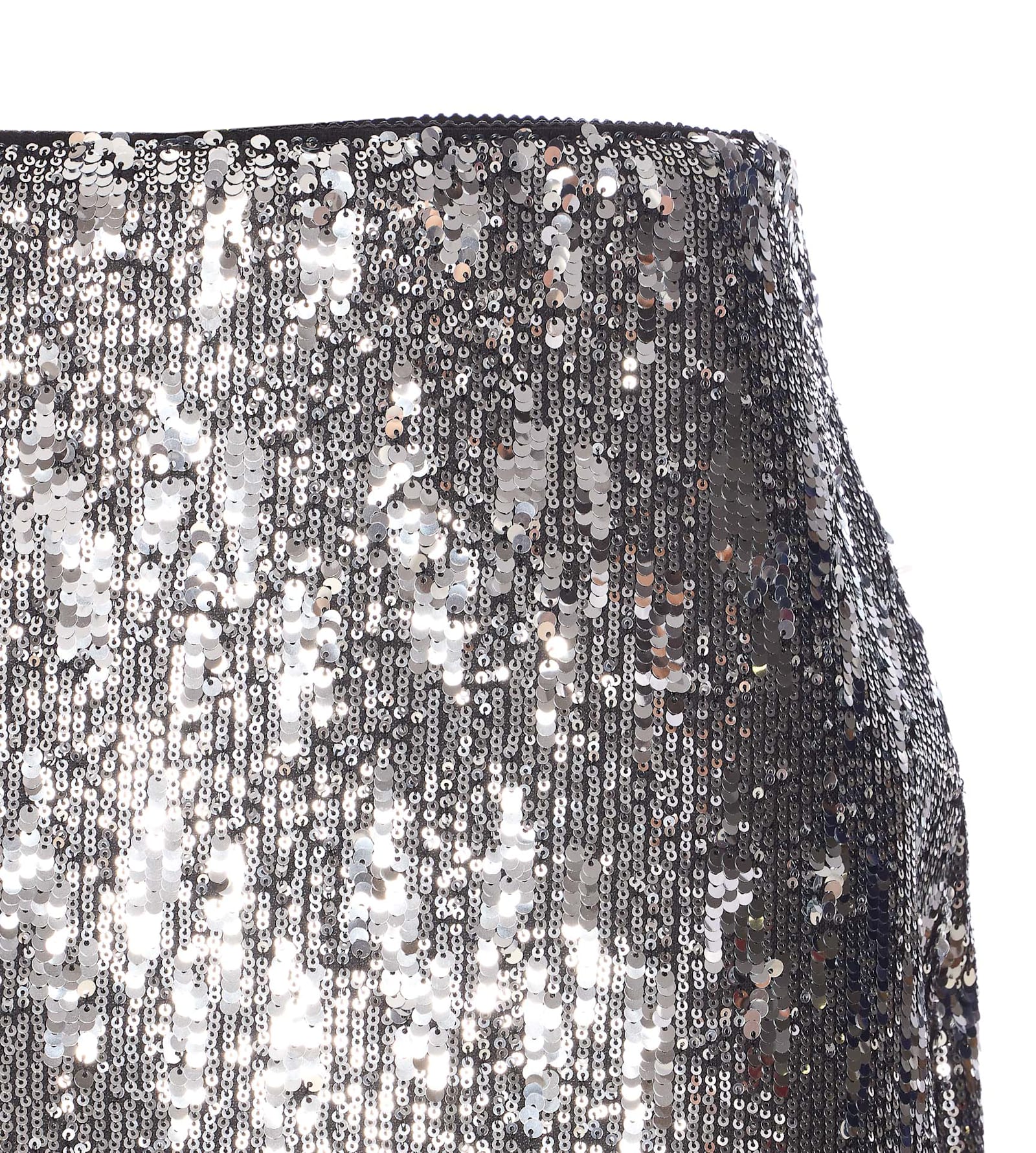 Aniye By Sequin-embellishment Mini Skirt In Metallic