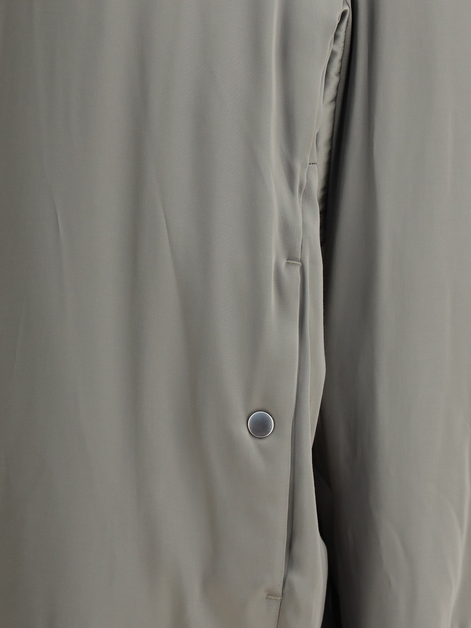 Rick Owens Oversized Peter Bomber Jacket With Smooth Finish In Celadon