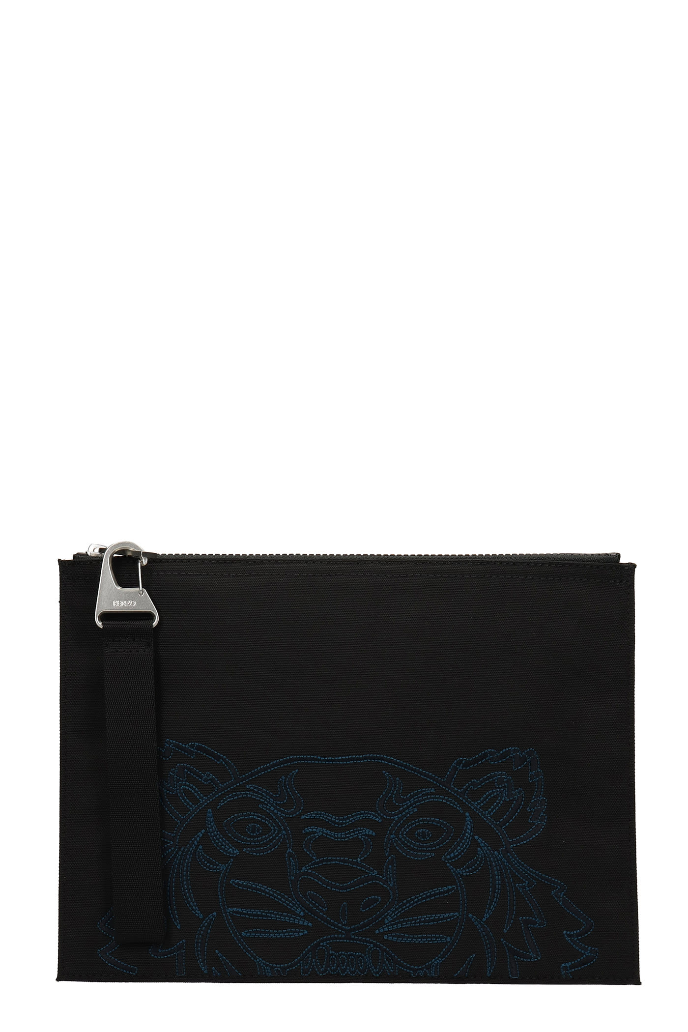 Kenzo Clutch In Black Polyester