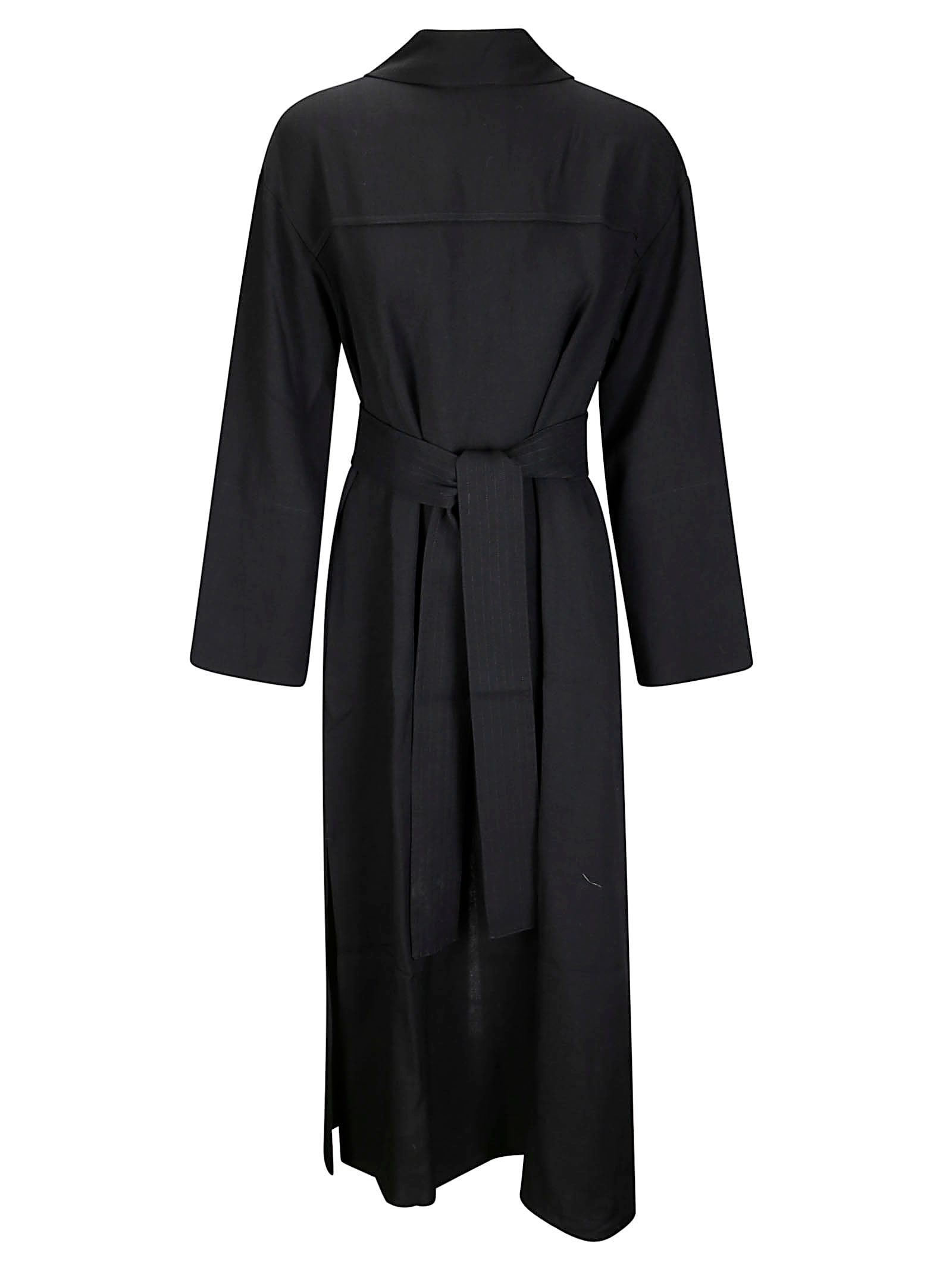 High Collar Long Sleeve Dress