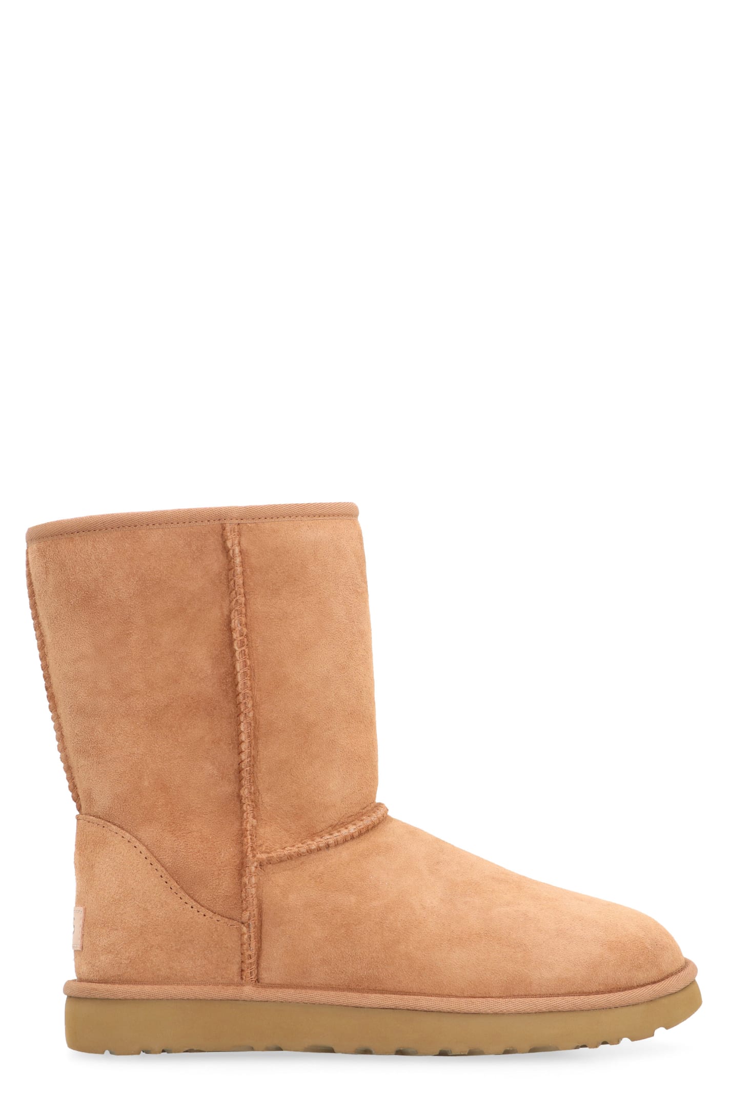 Shop Ugg Classic Short Ii Ankle Boots In Chestnut