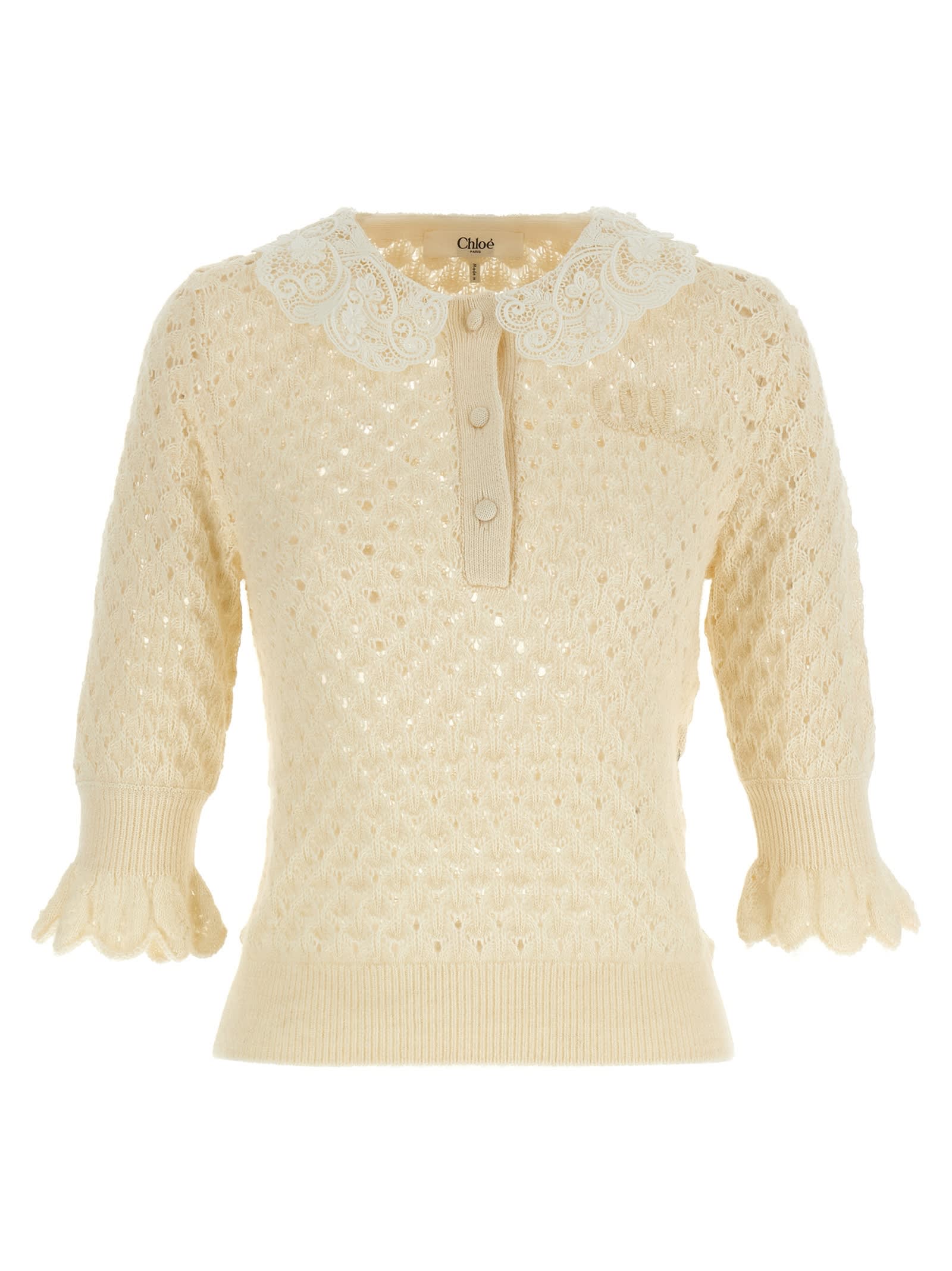 Chloé Pointelle Knit