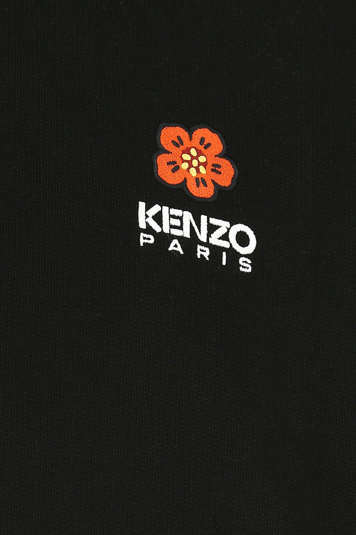 Shop Kenzo Black Cotton Sweatshirt In J Black