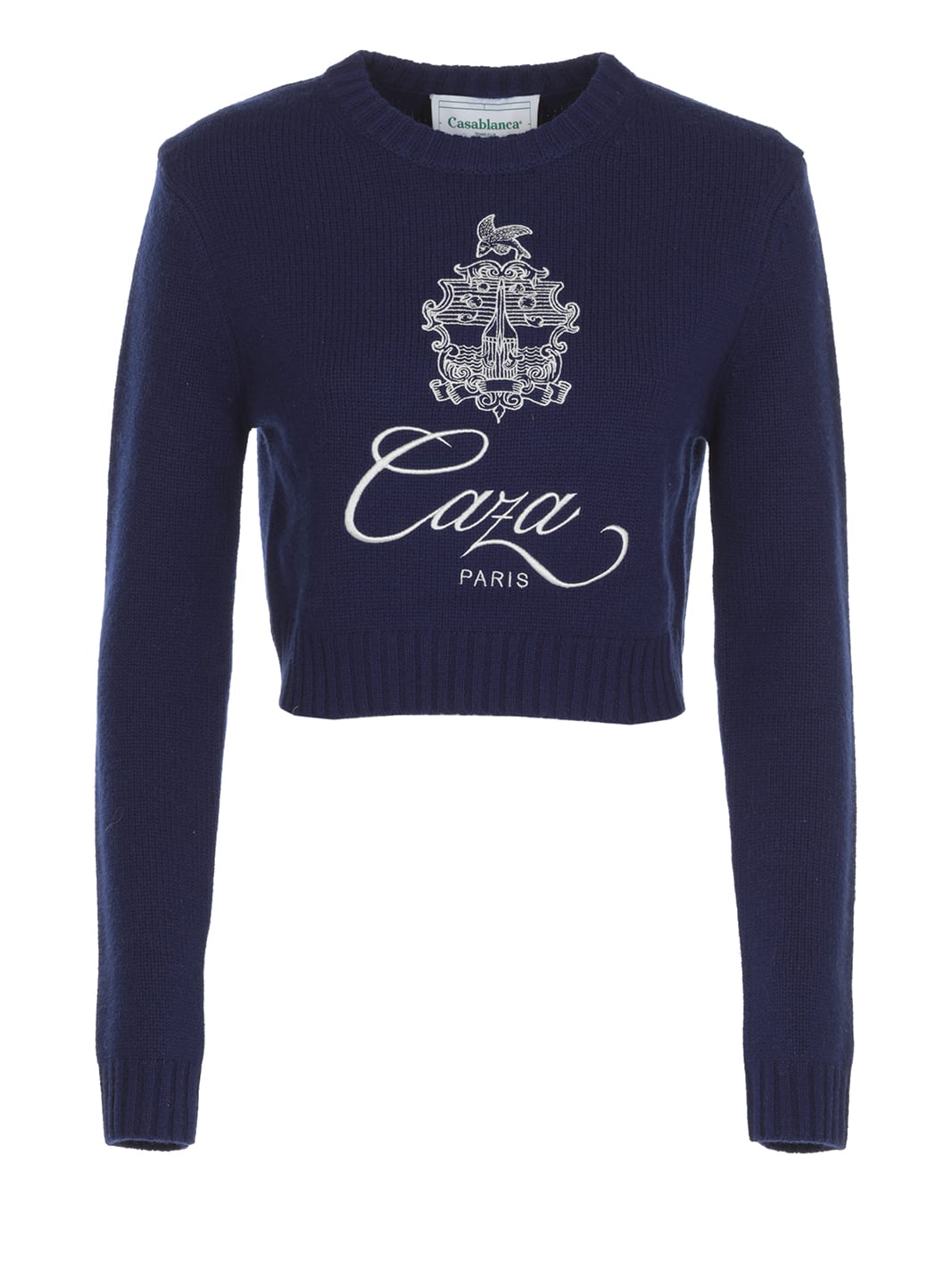 Casablanca Embleme De Caza Crop Sweater