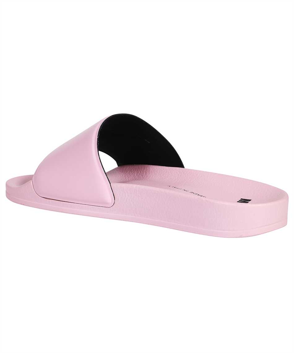 Msgm Slides With Logo In Pink