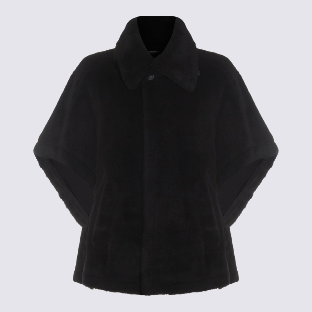 Max Mara Black Tebe 1 Capes In Black