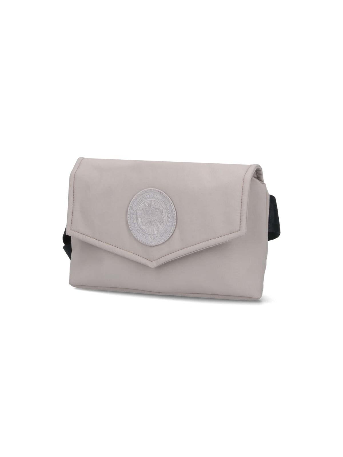 Shop Canada Goose Logo Mini Fanny Pack In Grigio