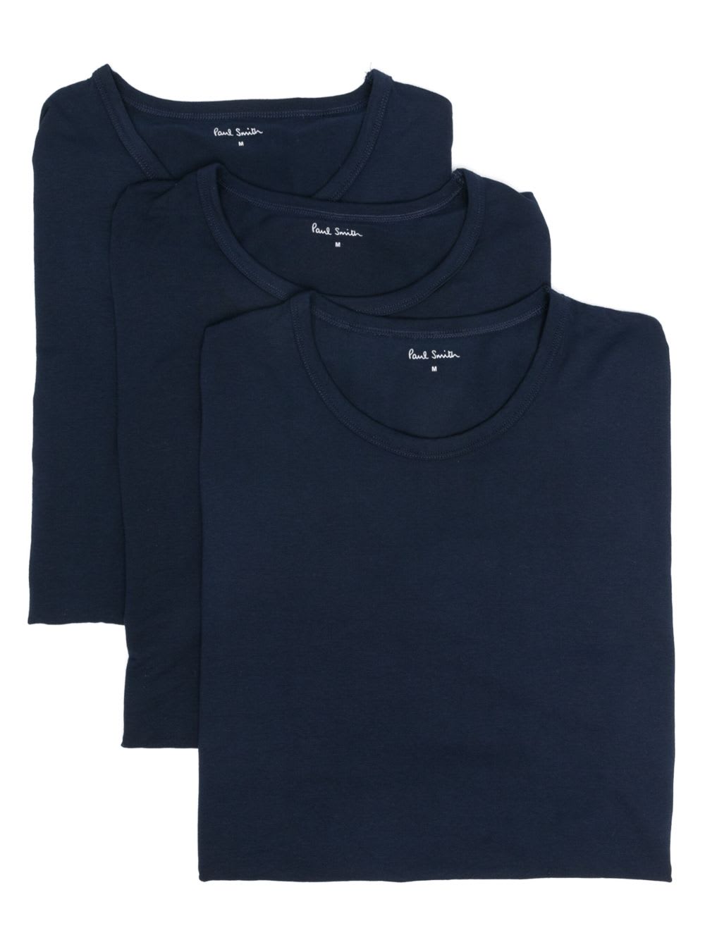 Paul Smith Basic T-shirt 3 Pack In Blue