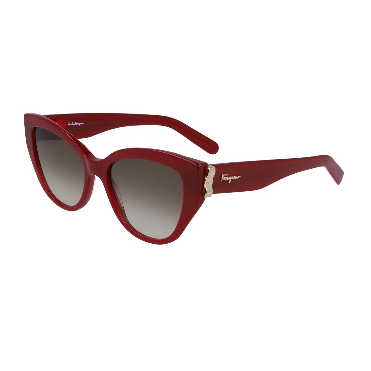 Shop Ferragamo Salavore  Sf969s Sunglasses In Rosso