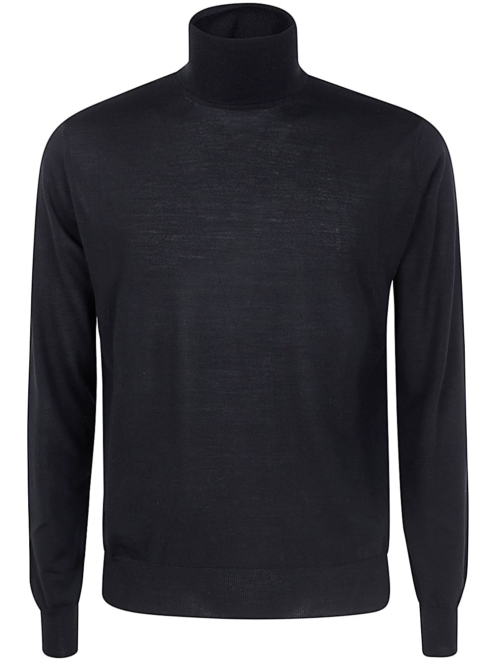 Shop Filippo De Laurentiis Long Sleeves Merinos Turtleneck In Black