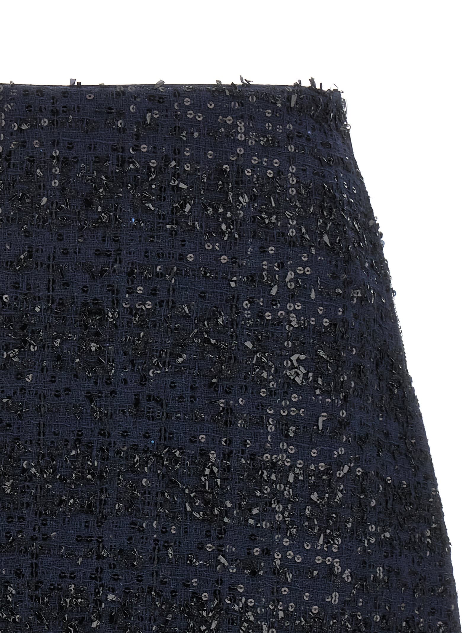 Rotate Birger Christensen Midi Skirt In Blue