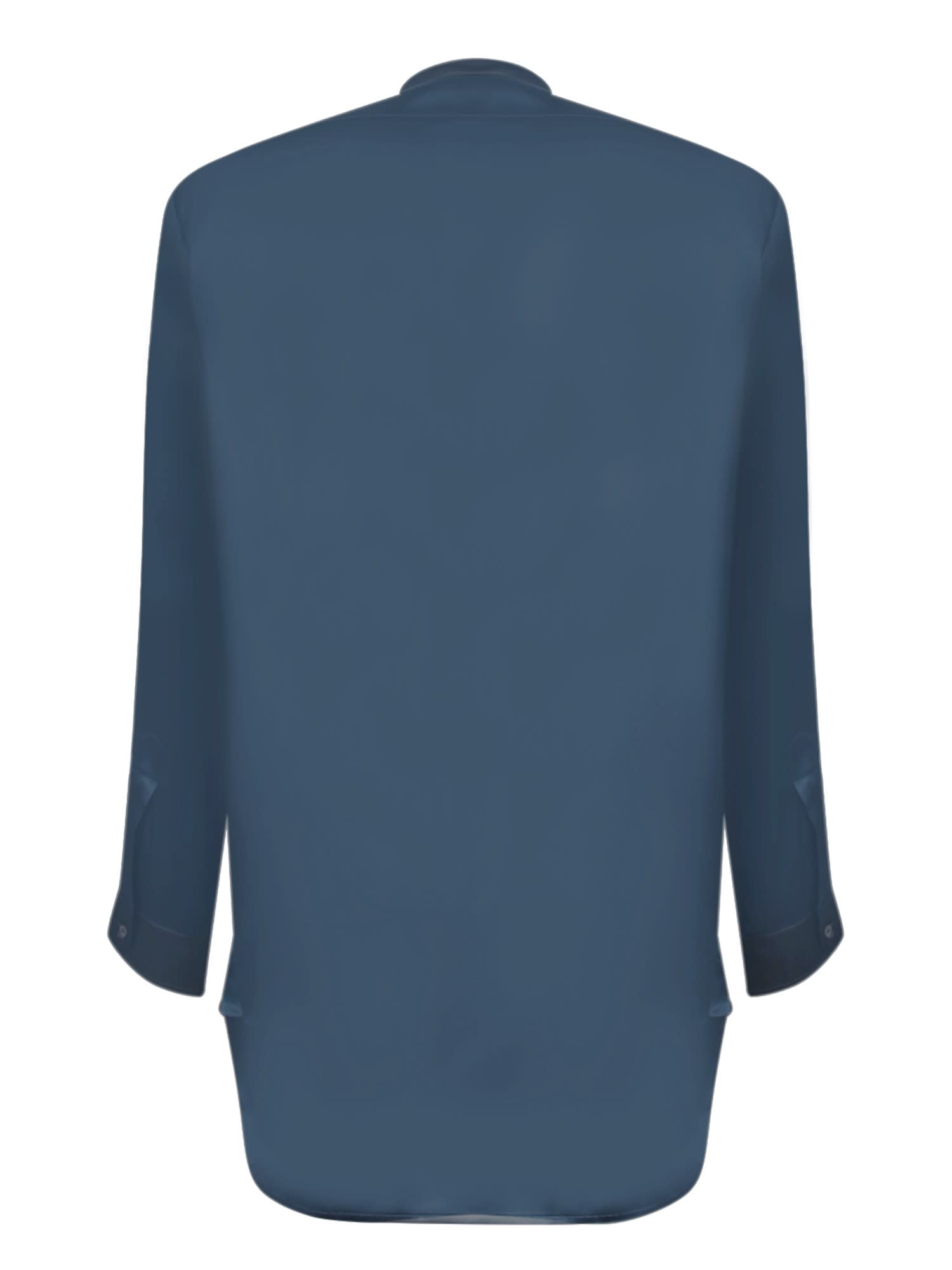 Shop Pierre-louis Mascia Korean Blue Shirt