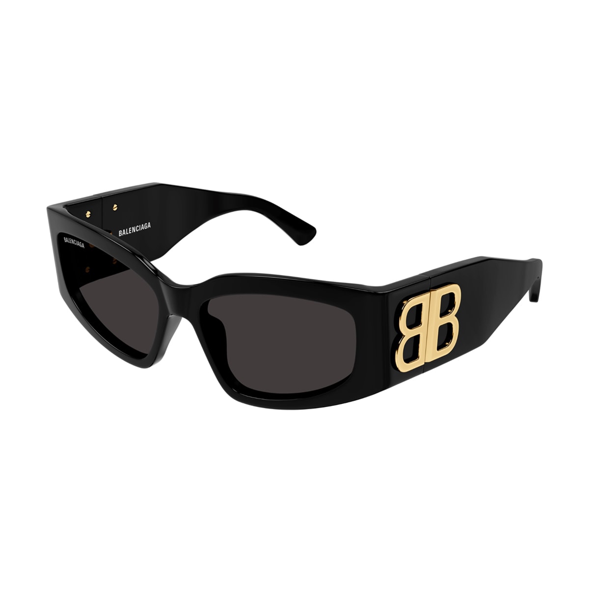 Shop Balenciaga Bb0321s Dinasty-linea Everyday 002 Sunglasses In Nero