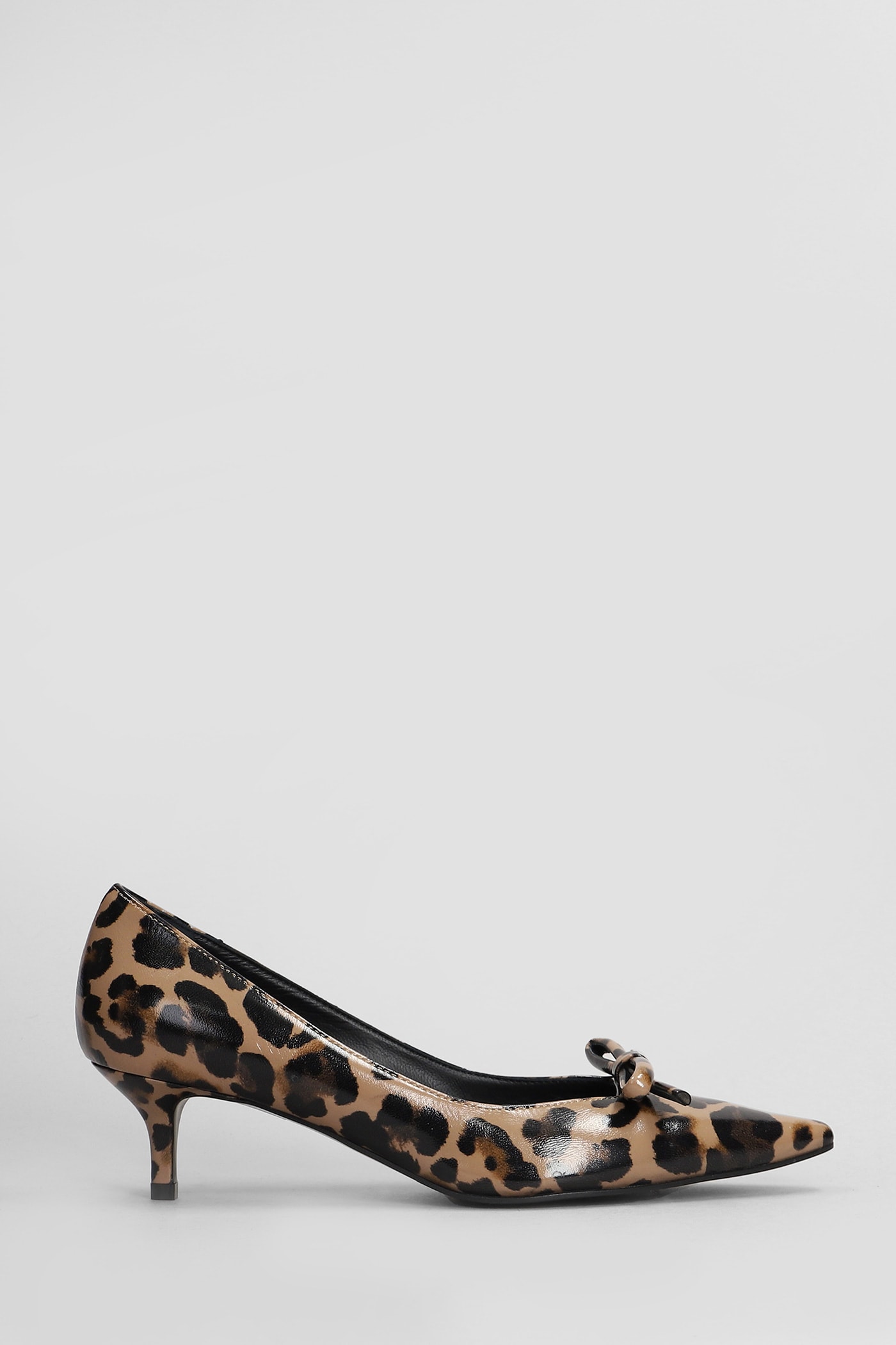 David Pumps In Animalier Leather