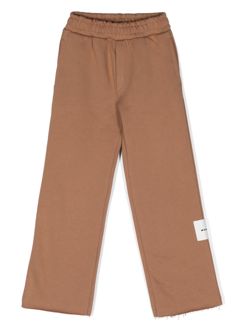 MSGM PANTS WITH LOGO