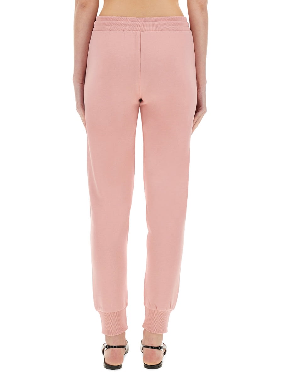 Shop Versace Jeans Couture Track Pants In Pink