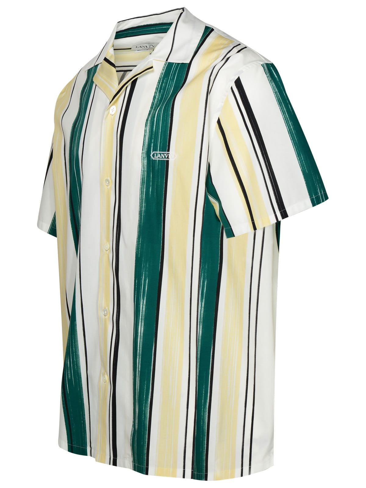 Shop Lanvin Multicolor Cotton Shirt
