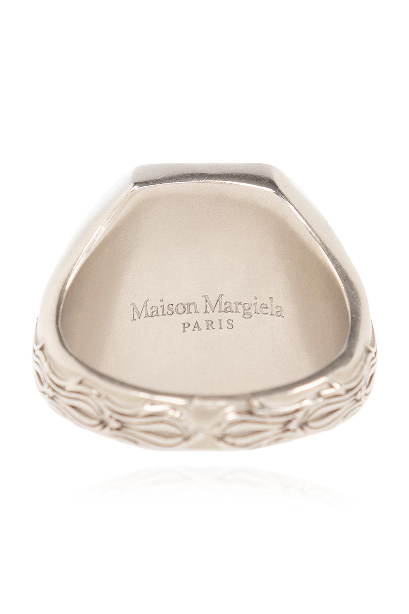 Shop Maison Margiela Brass Ring