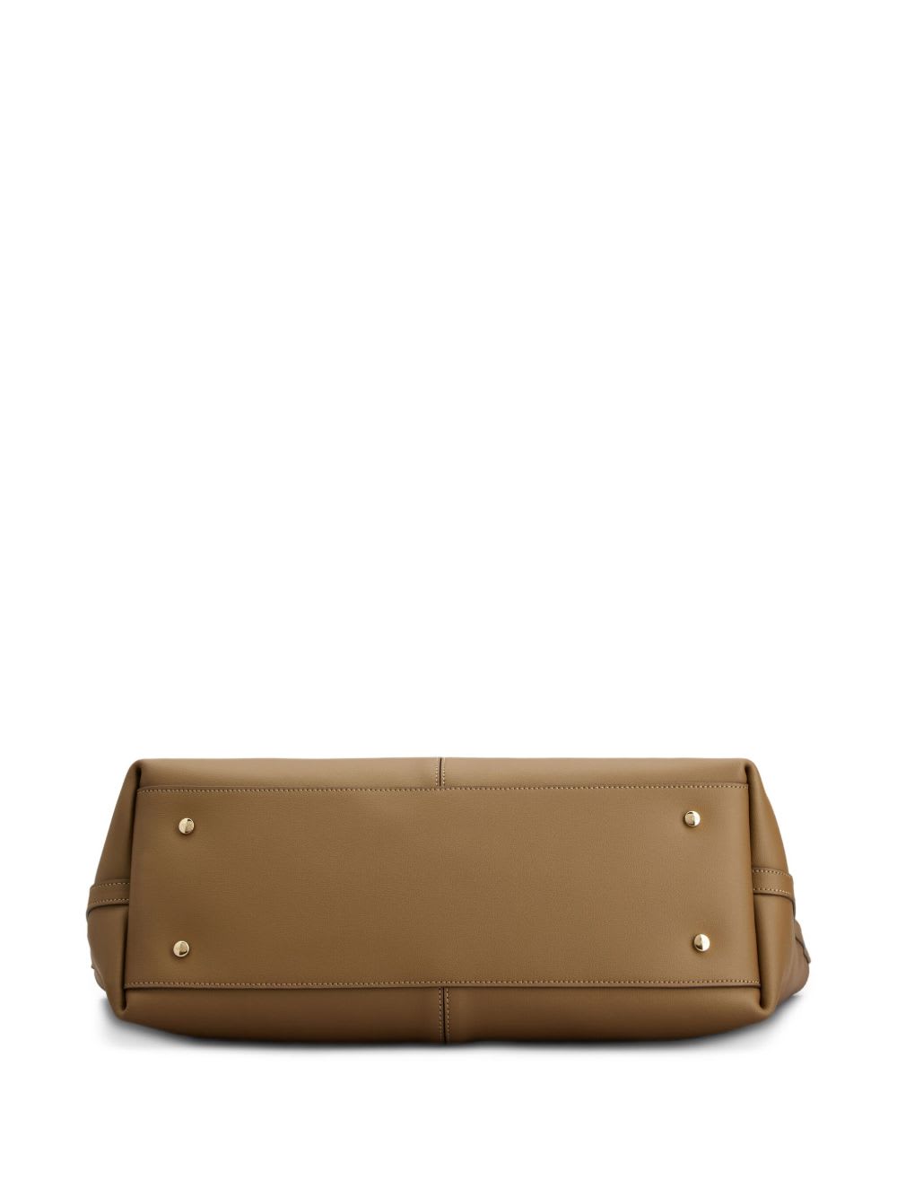 Tod's Medium Leather Shopping Bag In Brown