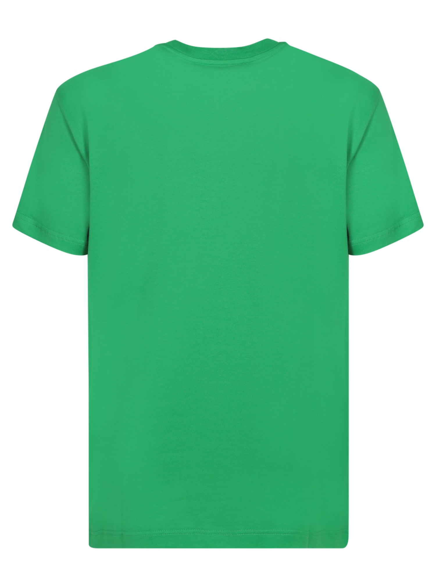 Shop Dolce & Gabbana Logo Plaque T-shirt In Green