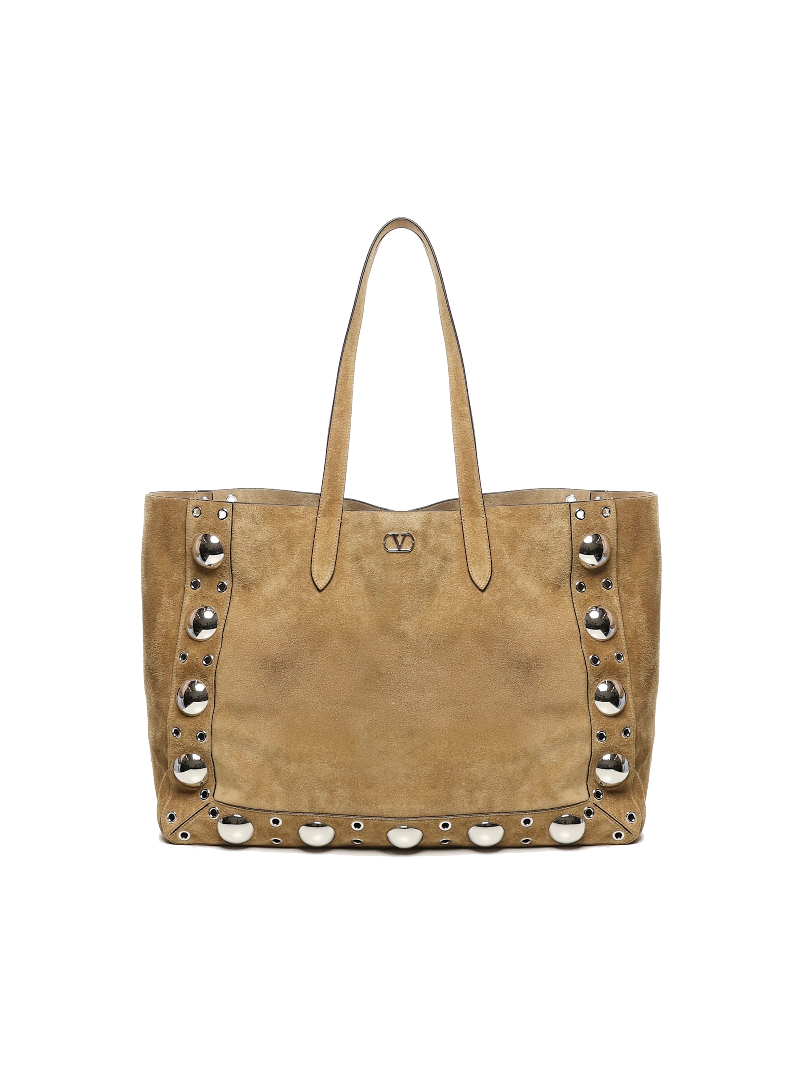 Valentino Garavani Nellcote Medium Suede Tote Bag