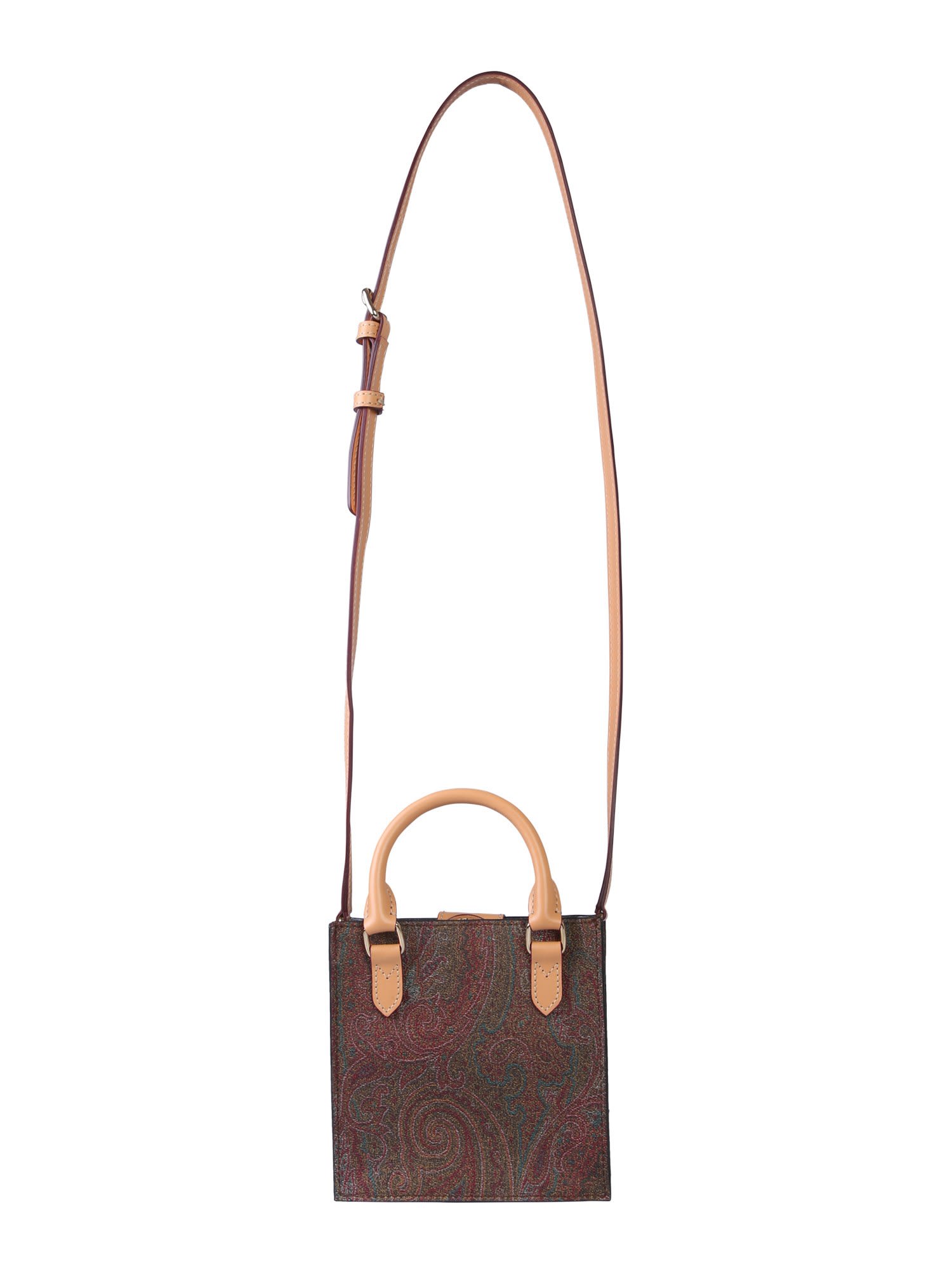 Etro Mini Paisley Classic Shopping Bag In Multicolor | ModeSens
