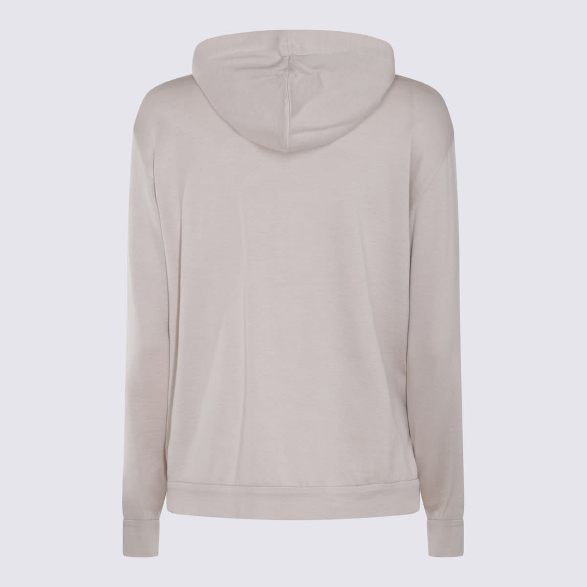 Shop Brunello Cucinelli Warm White Cotton Sweatshirt