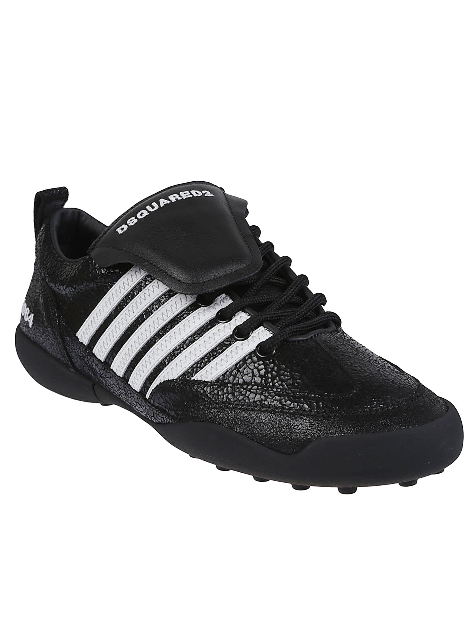 Dsquared2 Soccer Lace-up Low Top Sneakers In Multi