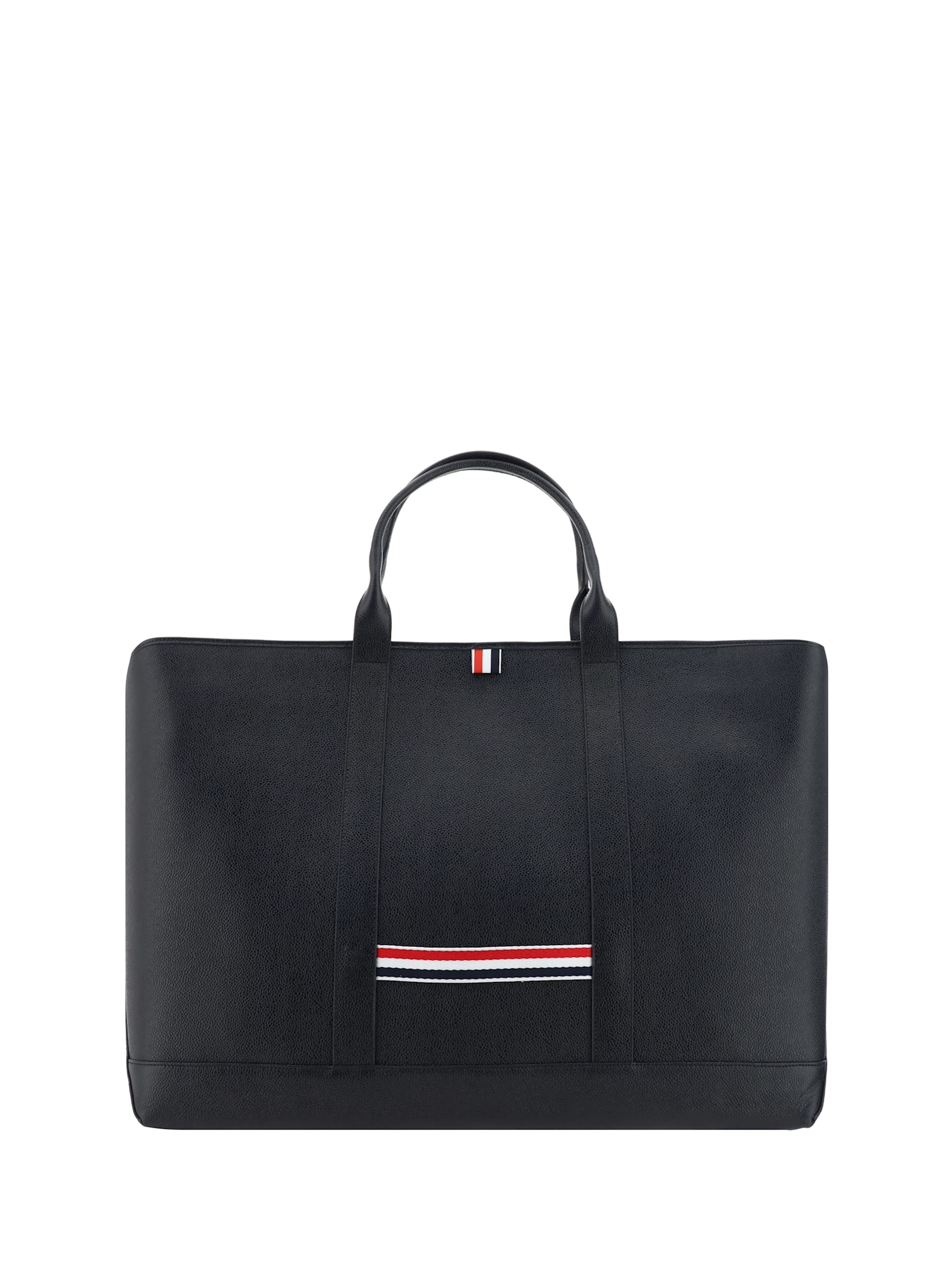 Shop Thom Browne Tote Handbag In 001