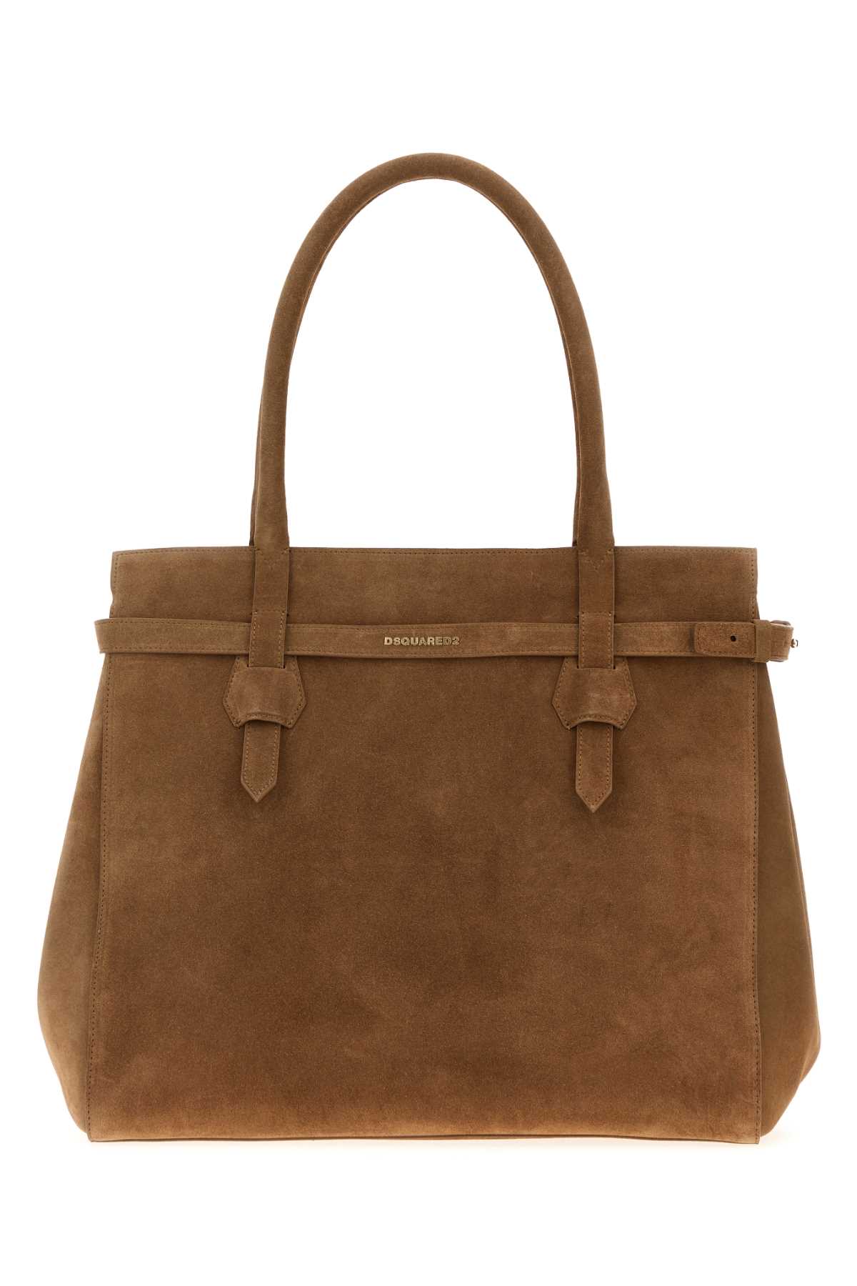 Biscuit Suede Twin Handbag