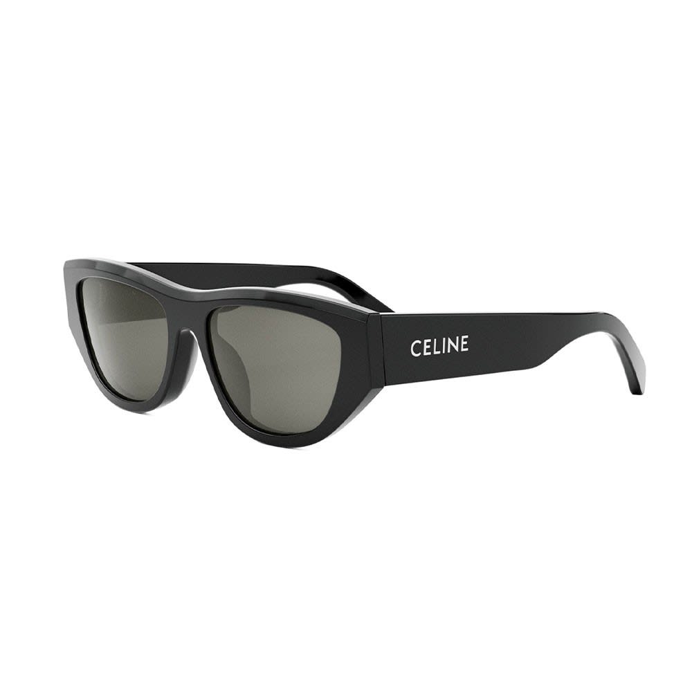 Shop Celine Sunglasses In Nero/grigio