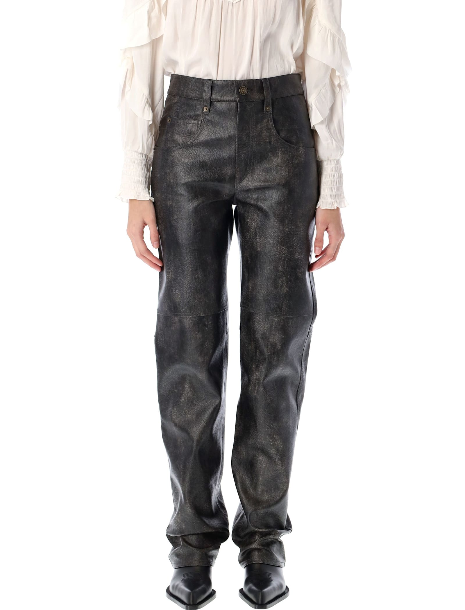 Marant Étoile Coralea Faux Leather Pants