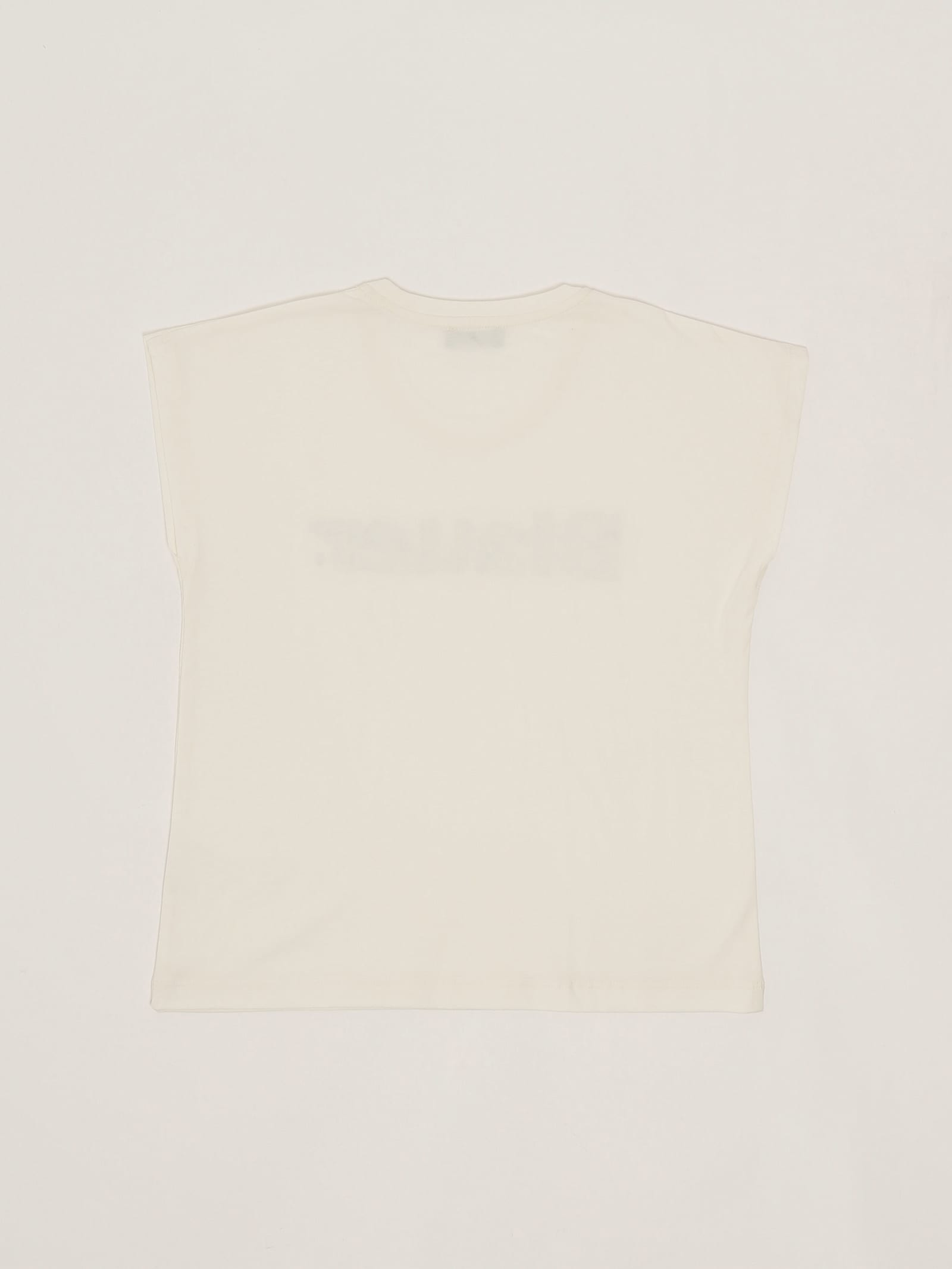 Blauer T-shirt T-shirt In White