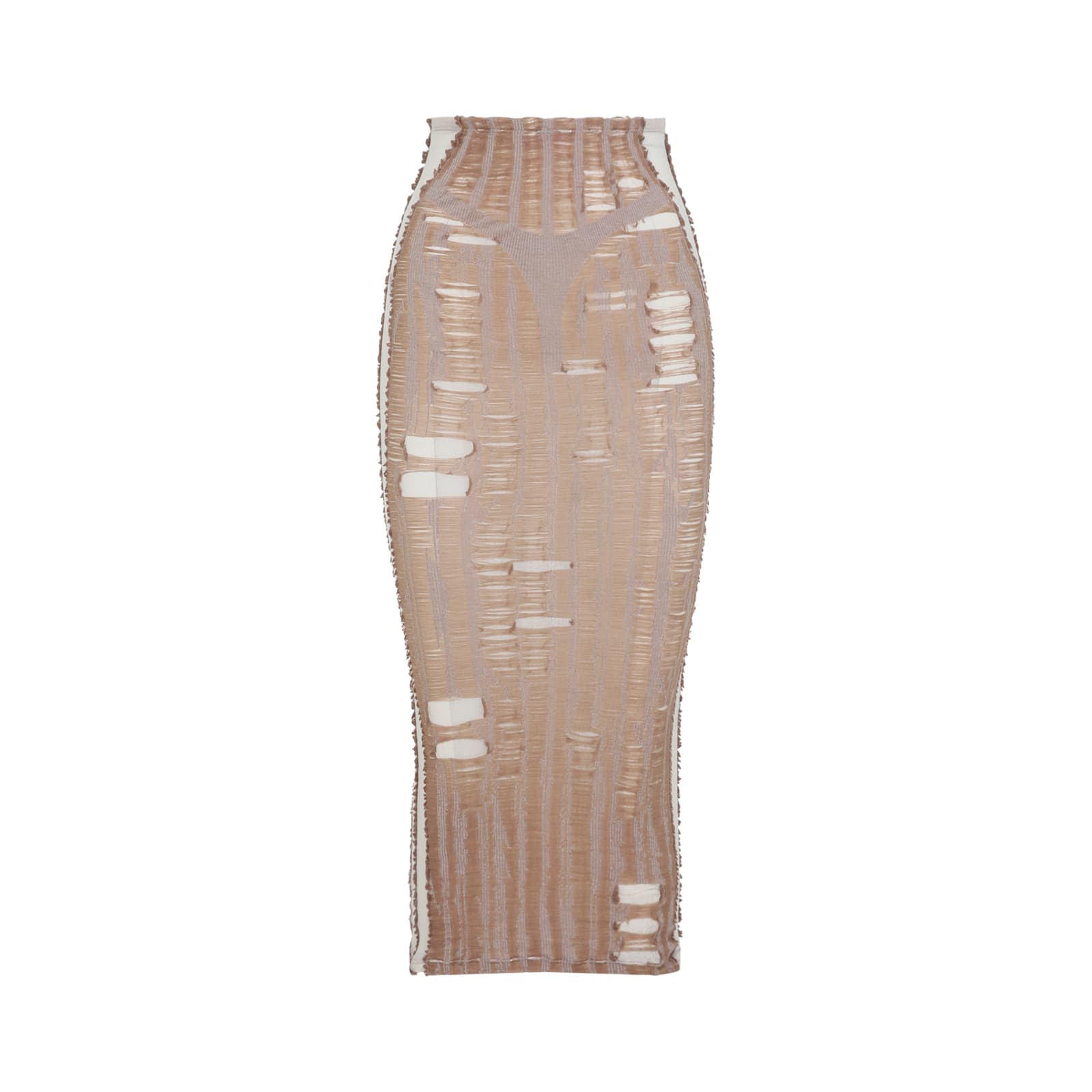 Diesel M-calina Midi Skirt In S Nude