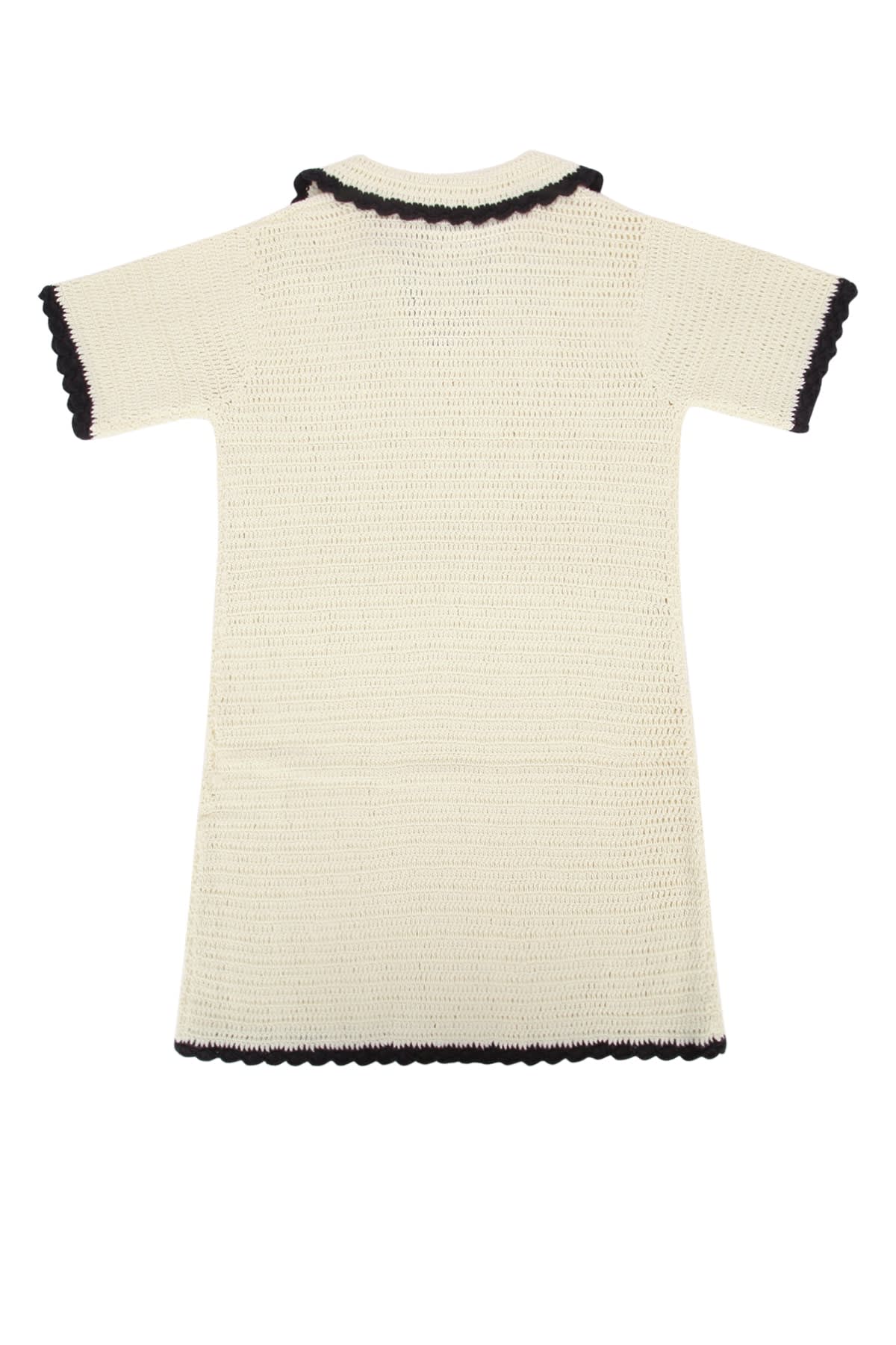 Bonpoint Robe Elanie In Ecru