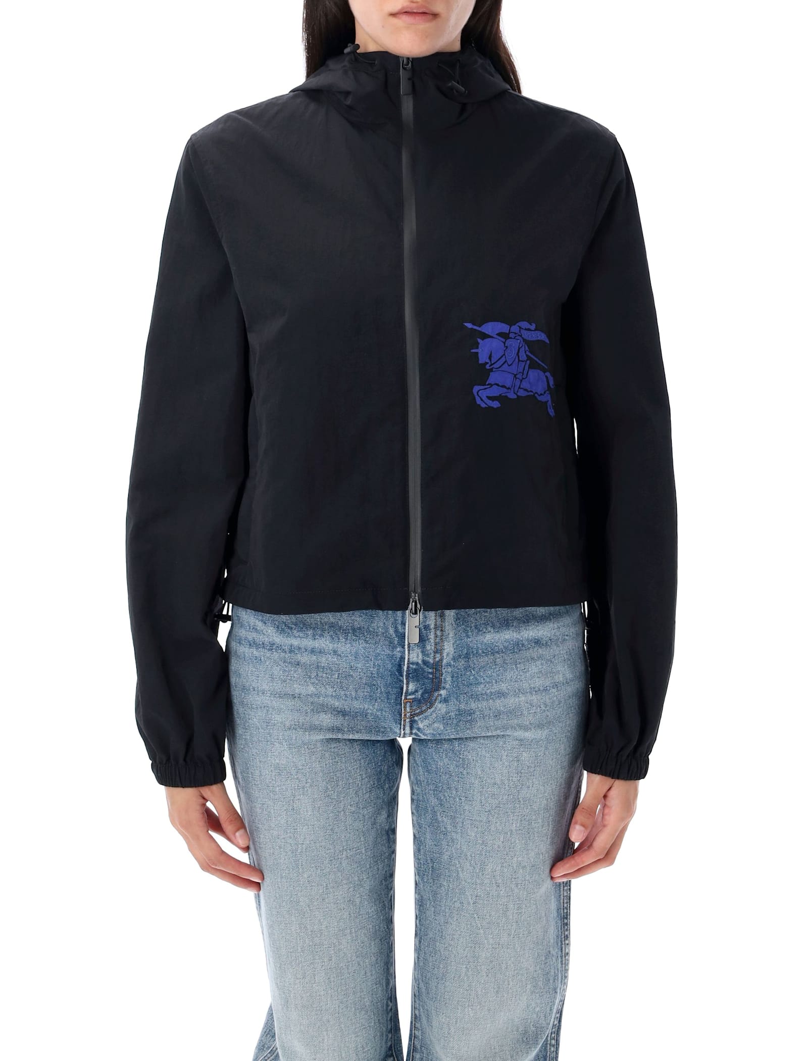 Burberry London Cropped Nylon Hooded Jacket Burberry London Cropped Nylon Hooded Jacket